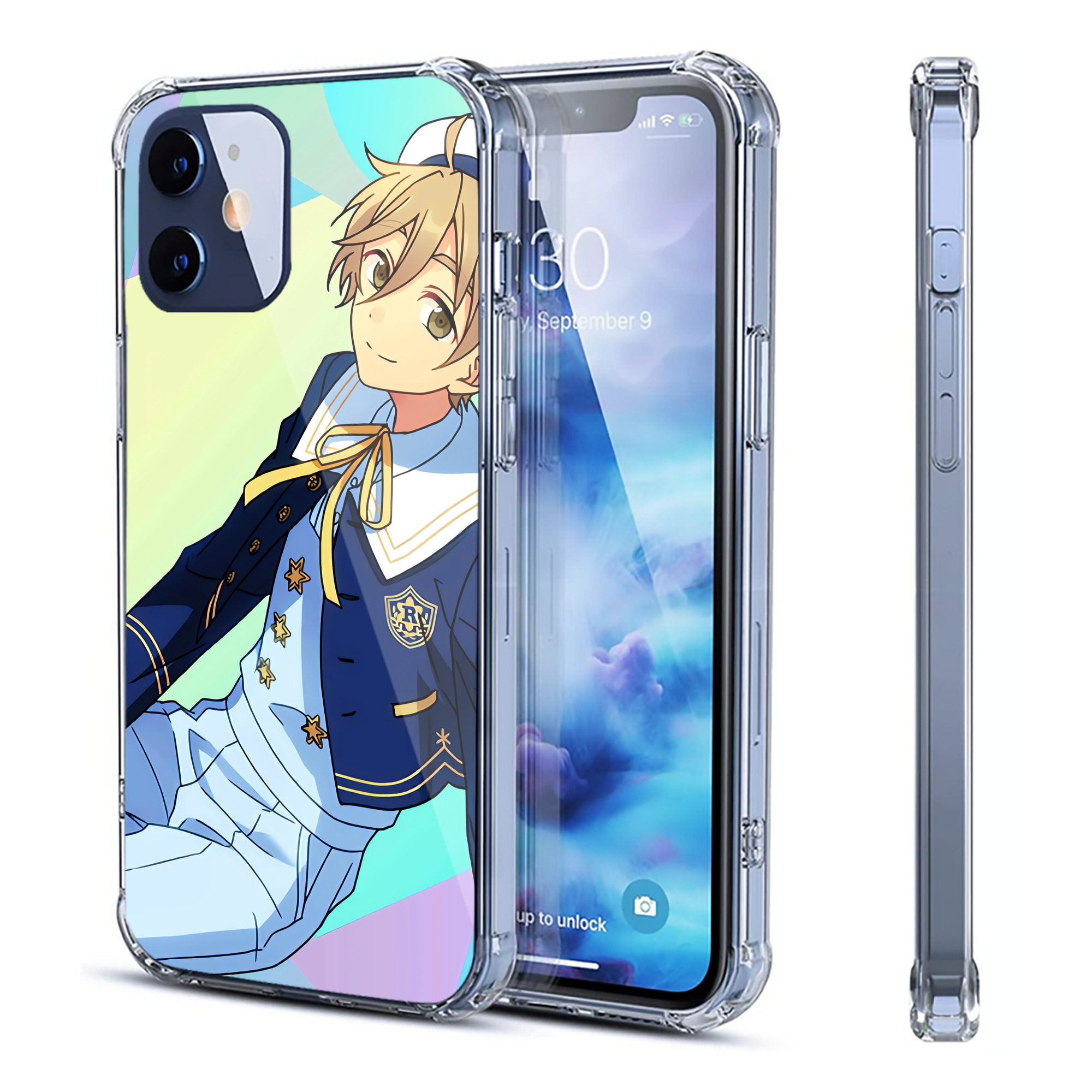 （画像用） あんさんぶるスターズ! Ensemble Stars 【iPhone 12シリーズ対応】透明スマホケース（クリアソフトケース）